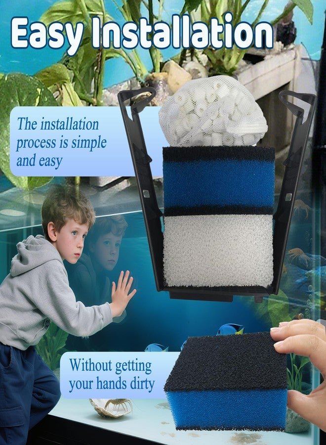 PurifyLogix 2 Sets of Upgraded Three-Stage Filtration Fish Tank Filter for AquaClear 70 Power Filter, 2 Set of Replacement Maintenance Kit for Fish Tank Filter for 40- to 70-Gallon Aquariums - Image 4